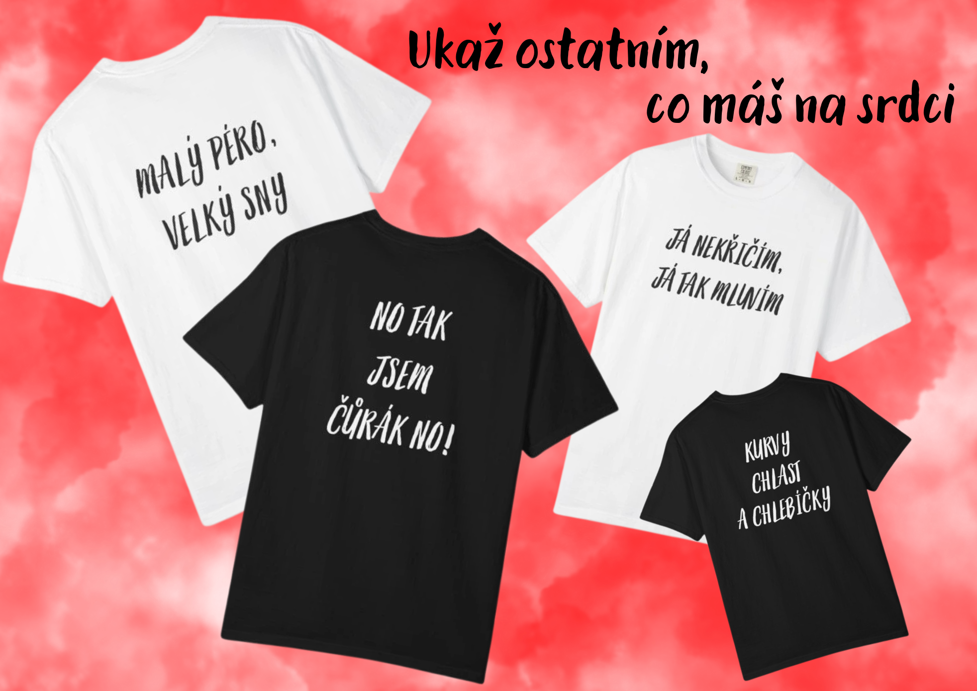 Trička s originálním potiskem