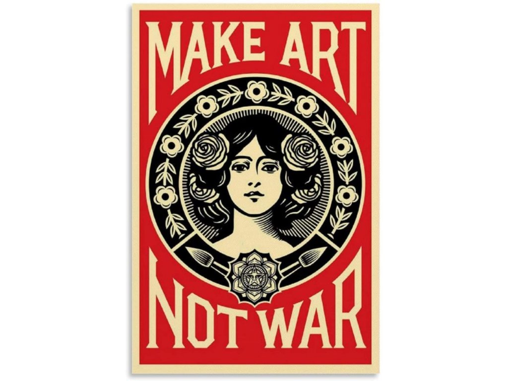 make art not war