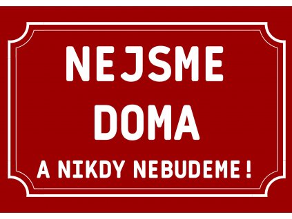 Nejsme doma