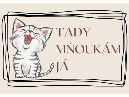 cedulka tady mňoukám já