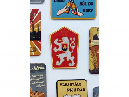 4325 2 magnetka plech znak cssr