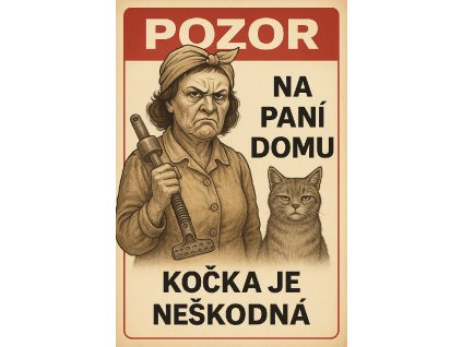 Kočka je neškodná