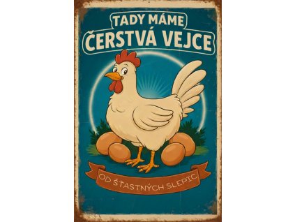 Tady máme čerstvá vejce