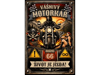 VÁŠNIVÝ MOTORKÁŘ