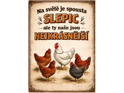 Na světě je tolik slepic