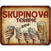 Plechová cedule Skupinová terapie