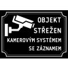 Objekt střežen kamerovým systémem