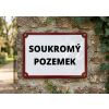 soukromý pozemek