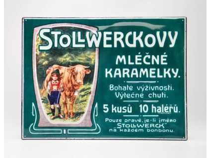 C268 Stollwerckovy mléčné karamelky