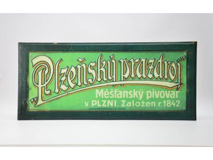 C42 Plzeňský prazdroj zelená
