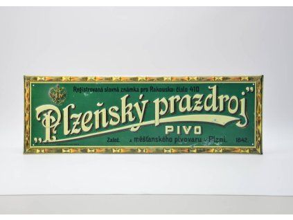 C43 Plzeňský prazdroj zlatý rámeček