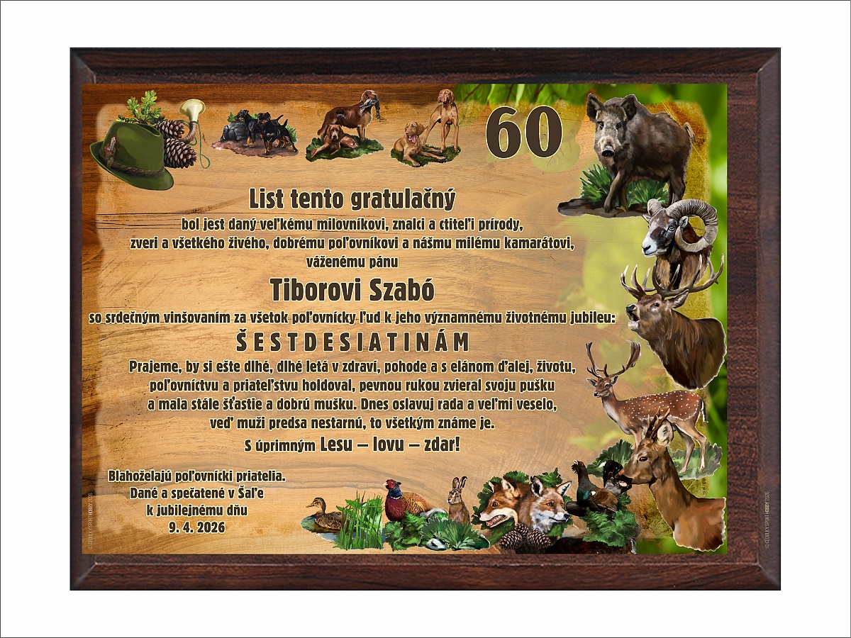 Myslivecký_darček_60_muži_SK
