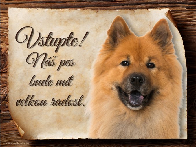 Cedulka Eurasier - Vstupte/CP550