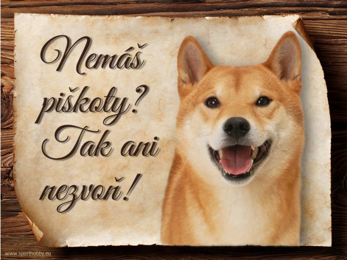 853 Cedulka Shiba Inu