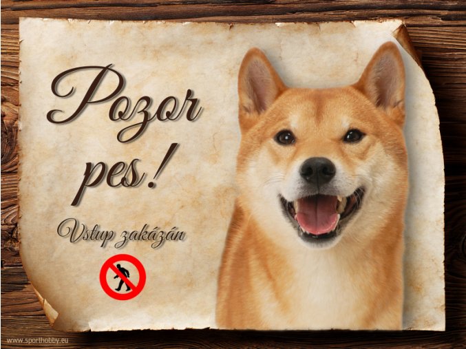 855 Cedulka Shiba Inu