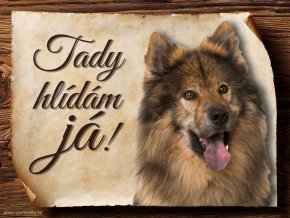 Cedulka Eurasier II - Tady hlídám já/CP551