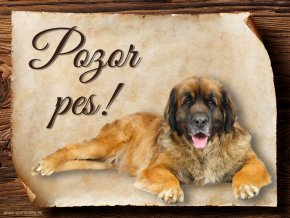 090 Cedulka Leonberger