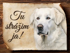 1733 Cedulka Kuvasz