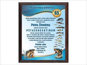 Dárek modrý 65 rybář CZ