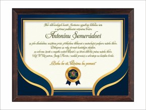 Hasičská plaketa Čestná 6084