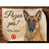 1067 Cedulka Belgický ovčák Malinois