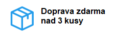 Doprava zdarma při objednávce nad 3 kusy.