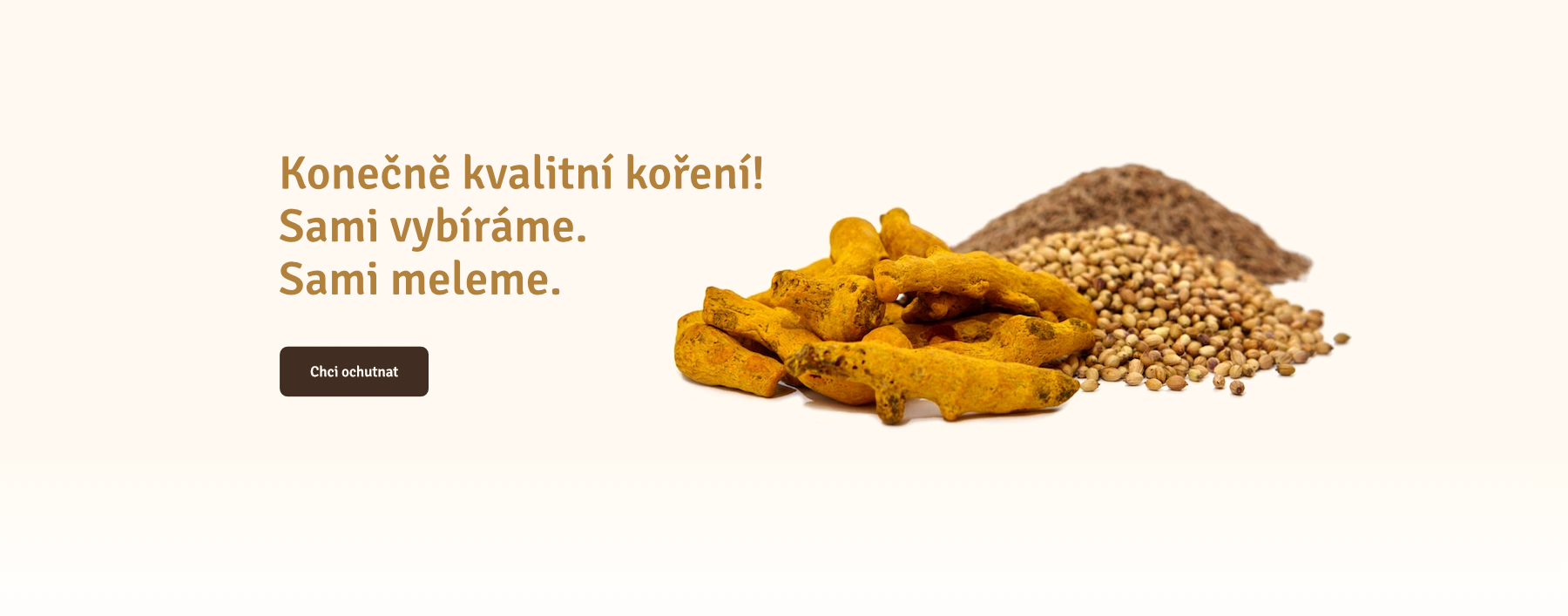 Čerstvě mleté koření nejvyšší kvality