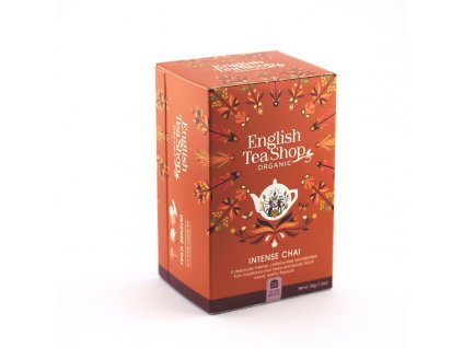 English Tea Shop Organic, Intense Chai, kořeněný čaj bez kofeinu BIO