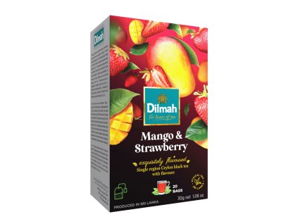 Dilmah Mango & Strawberry, čaj černý, mango a jahoda