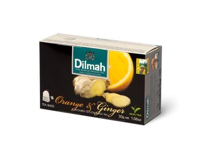 Dilmah Orange & Ginger, čaj černý, pomeranč a zázvor