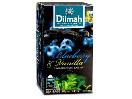 Dilmah Gourmet Blueberry & Vanilla, čaj černý, borůvka a vanilka