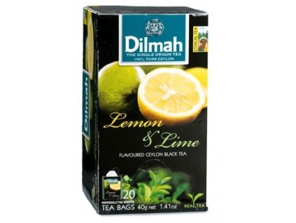 Dilmah Gourmet Lemon & Lime, čaj černý, citron a limetka