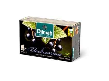 Dilmah Blackcurrant, čaj černý, černý rybíz