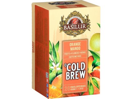 Basilur Cold Brew Orange Mango, ledový čaj , pomeranč, mango