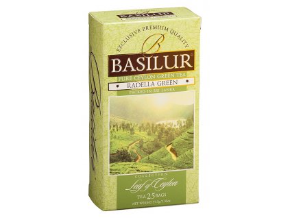 Basilur Leaf, region Radella, zelený čaj