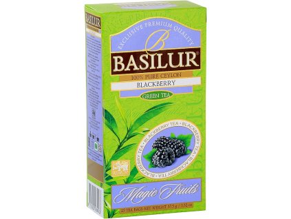 Basilur Magic Blackberry, zelený čaj, ostružina