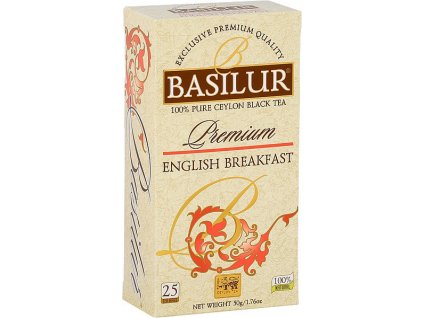 Basilur Premium English Breakfast, černý čaj