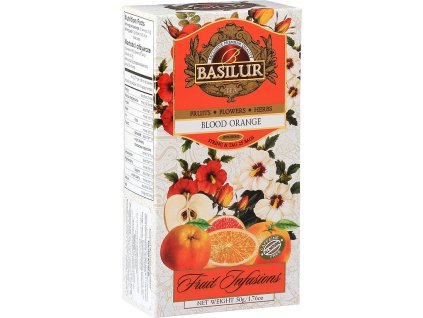 Basilur Fruit Infusions Blood Orange, krvavý pomeranč