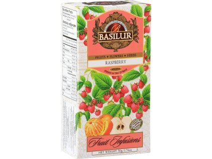 Basilur Fruit Infusions Raspberry, maliny