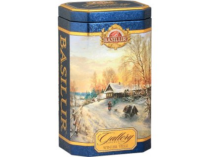 Basilur Gallery Winter Ville, černý čaj, měsíček, chrpa