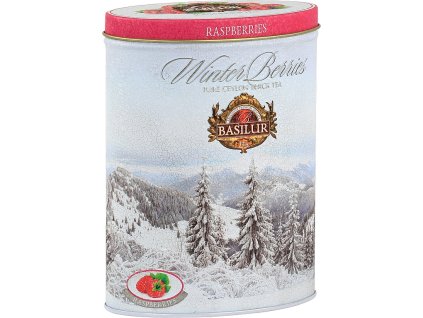 Basilur Winter Berries, Rasppberries, černý čaj, malina, chrpa, šípek