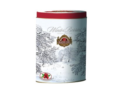Basilur Winter Berries, Cranberries, černý čaj, brusinka, chrpa