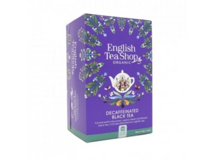 English Tea Shop Organic, Decaffeinated, BIO černý čaj bez kofeinu