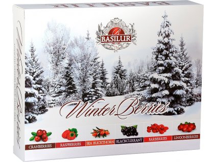 Basilur dárková sada Winter Berries, 60 sáčků