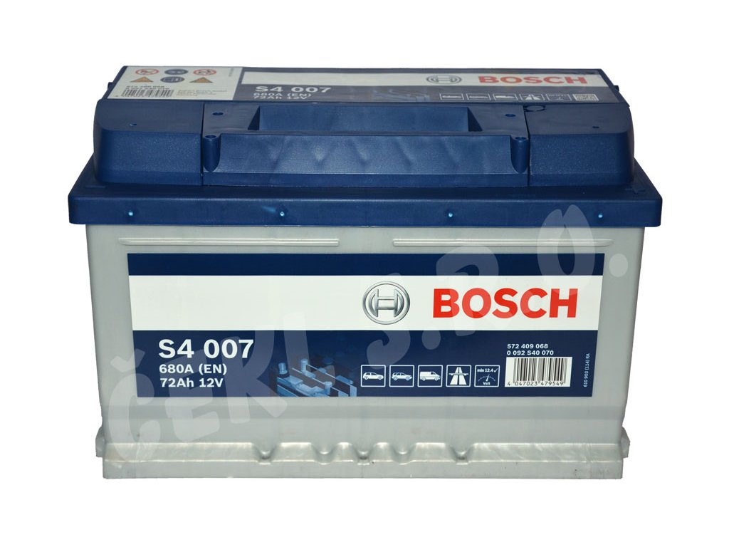Bosch 572 409 068 - Bosch S4 12V 72Ah (0 092 S40 070) - Bosch