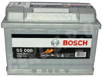 Autobaterie BOSCH S5 008, 77Ah (0 092 S50 080)