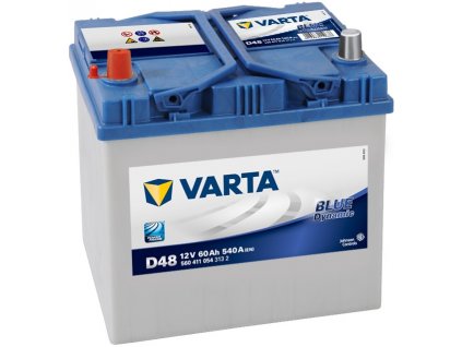 Autobaterie VARTA Blue dynamic 60Ah L , D48 (Asia Typ)