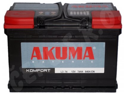 Autobaterie AKUMA Komfort 74Ah
