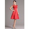 Krátké červené společenské šaty č. 190014