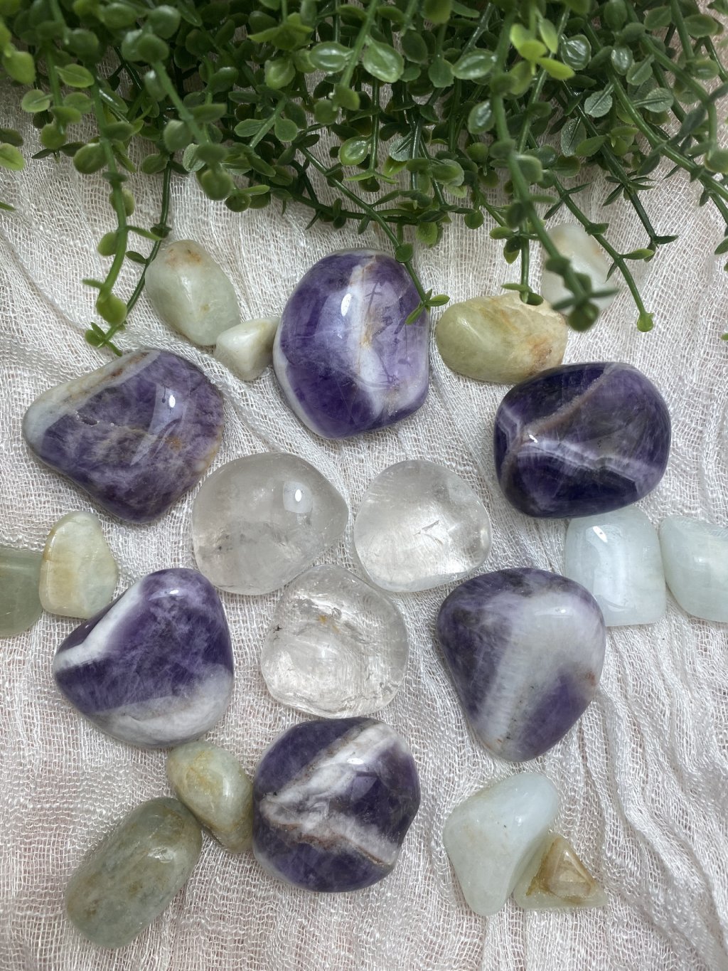 Sada tromlovaných kamínků "MOŘE"